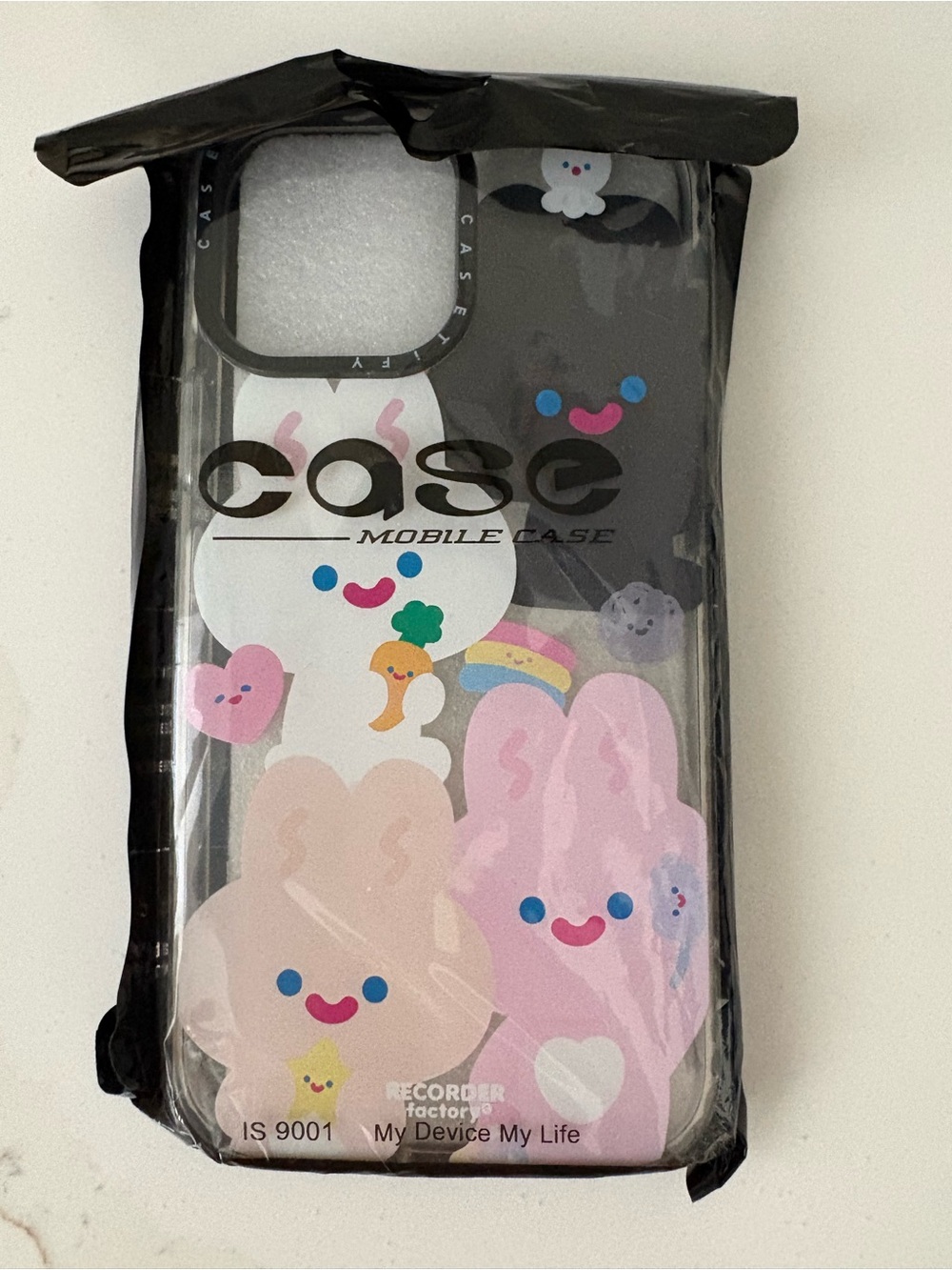 Case Mobile Clear Phone Case with Pink Cute Characters 13ProMax